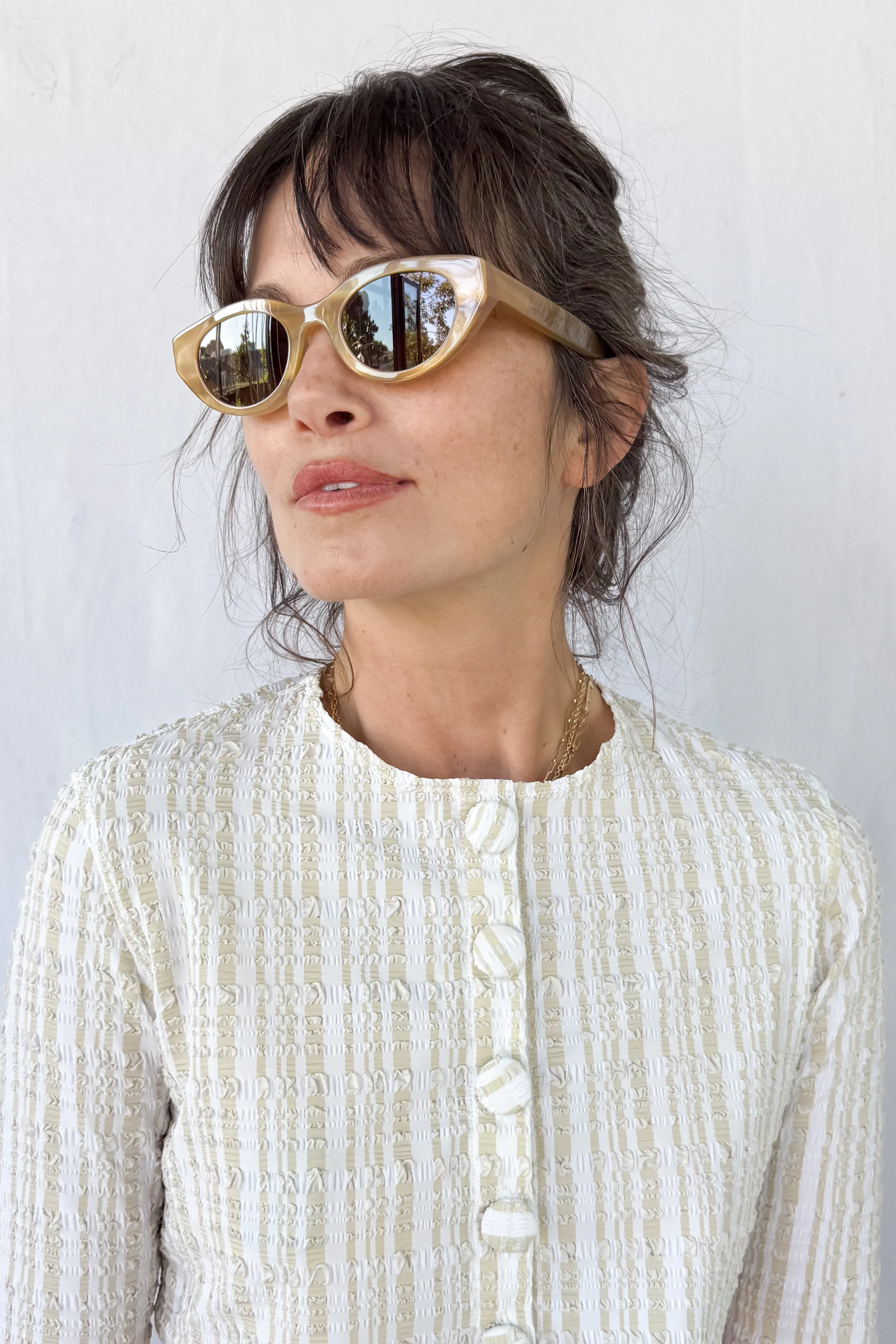 Acidity Yellow Horn Sunglasses - Image 11