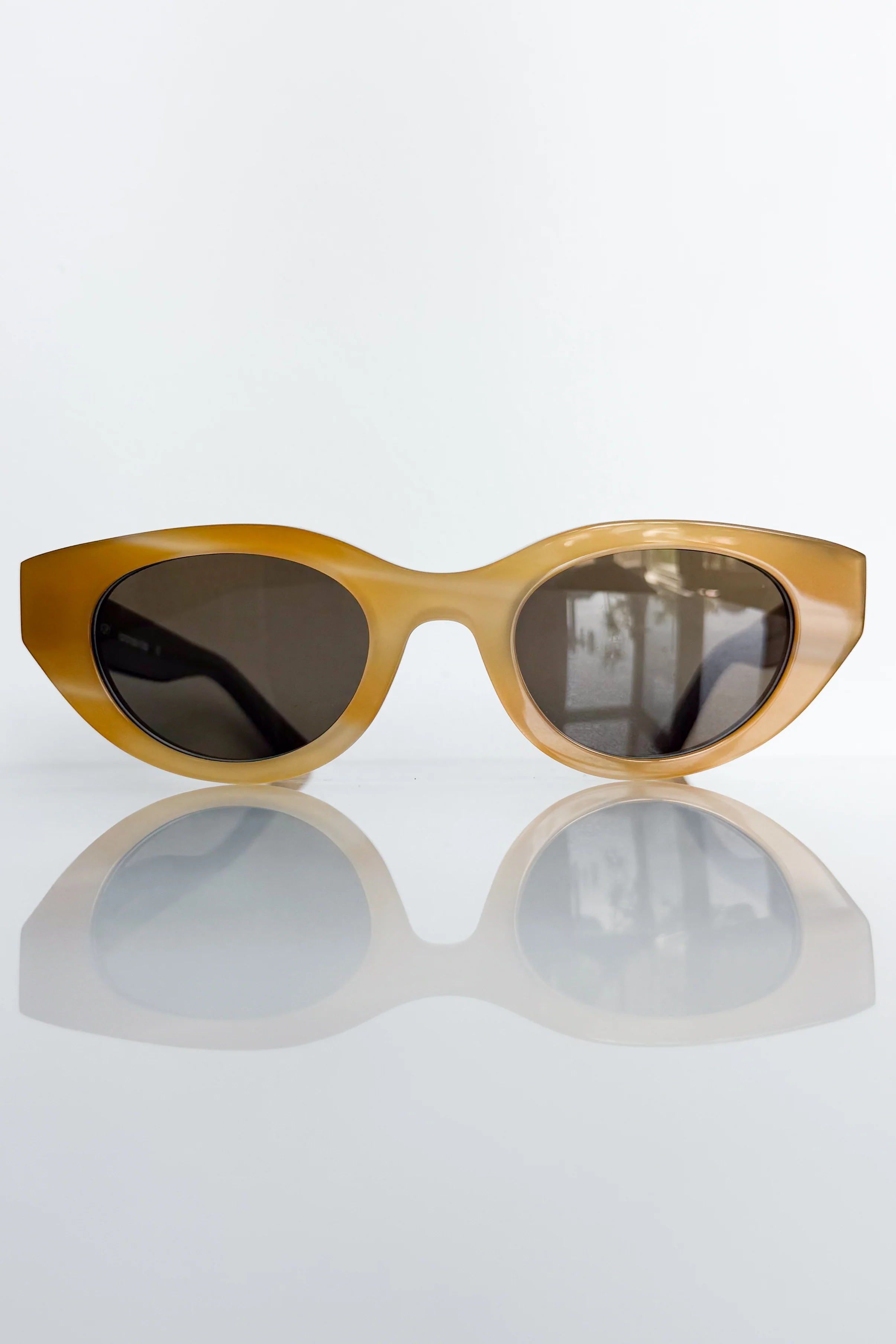 Acidity Yellow Horn Sunglasses - Image 3