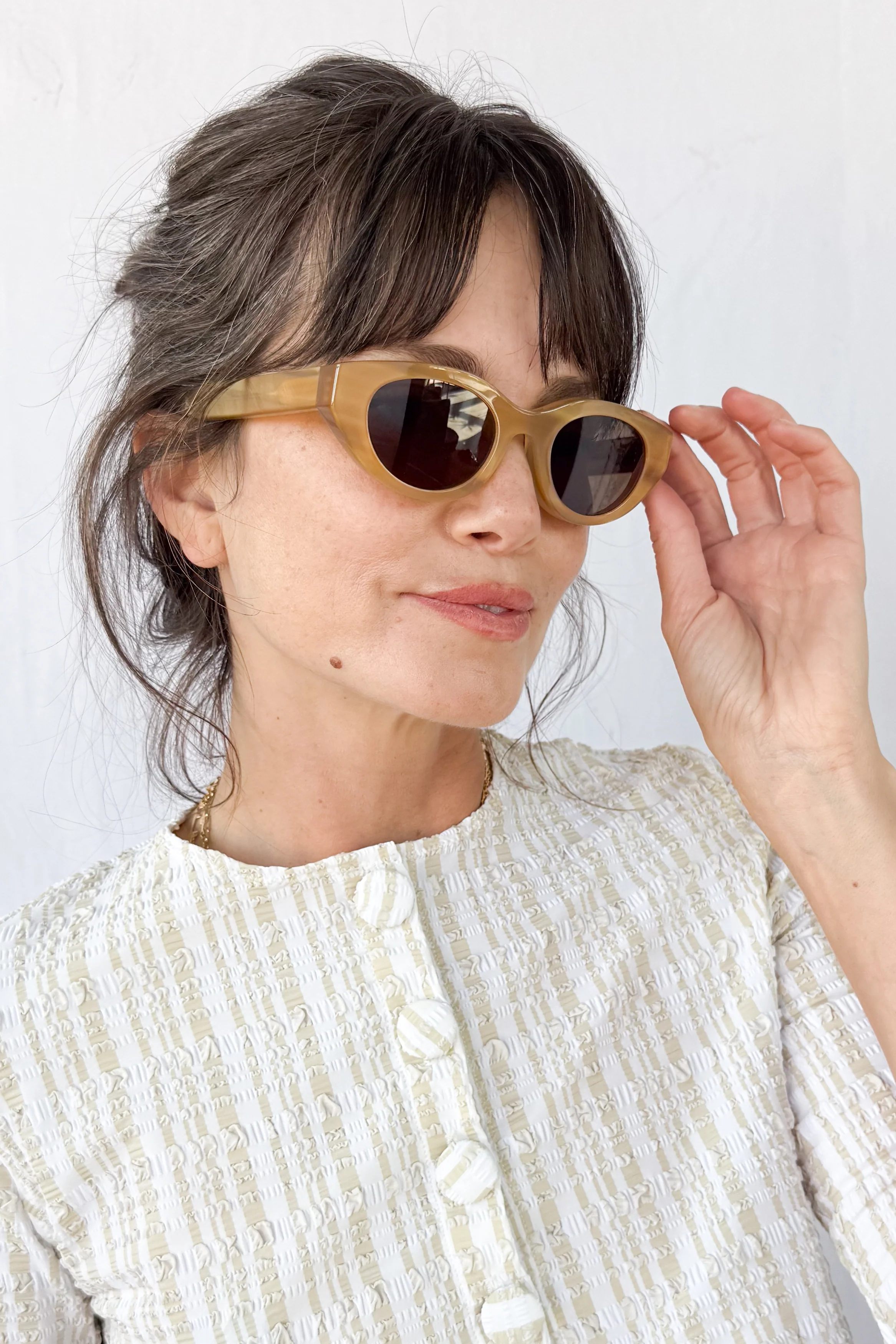 Acidity Yellow Horn Sunglasses - Image 8