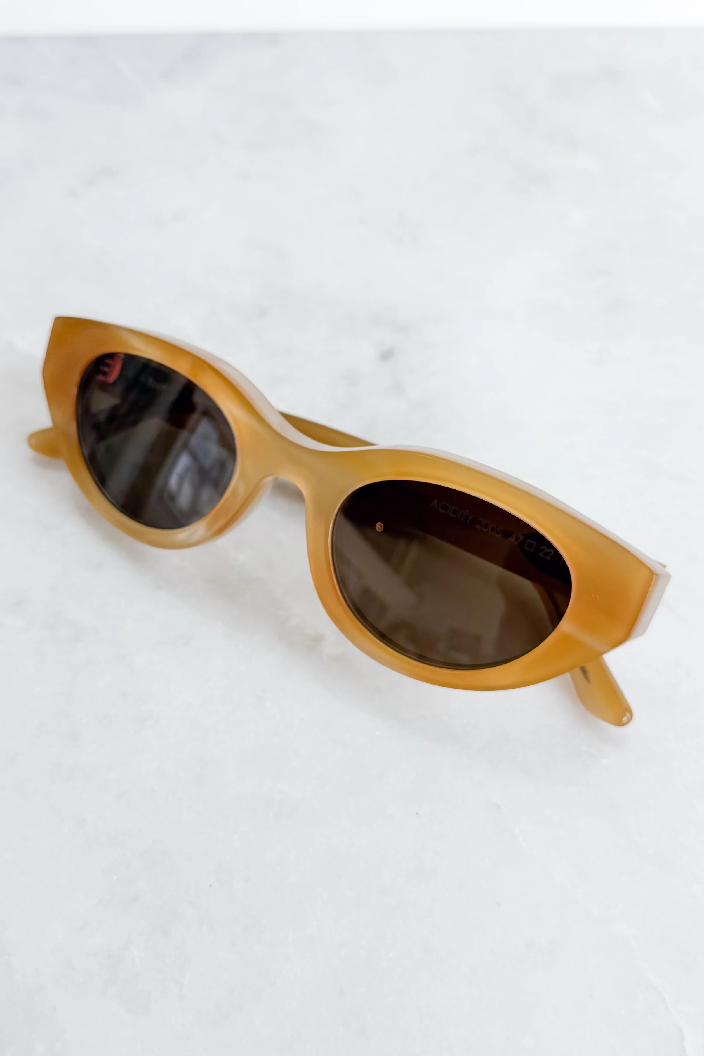 Acidity Yellow Horn Sunglasses - Image 9