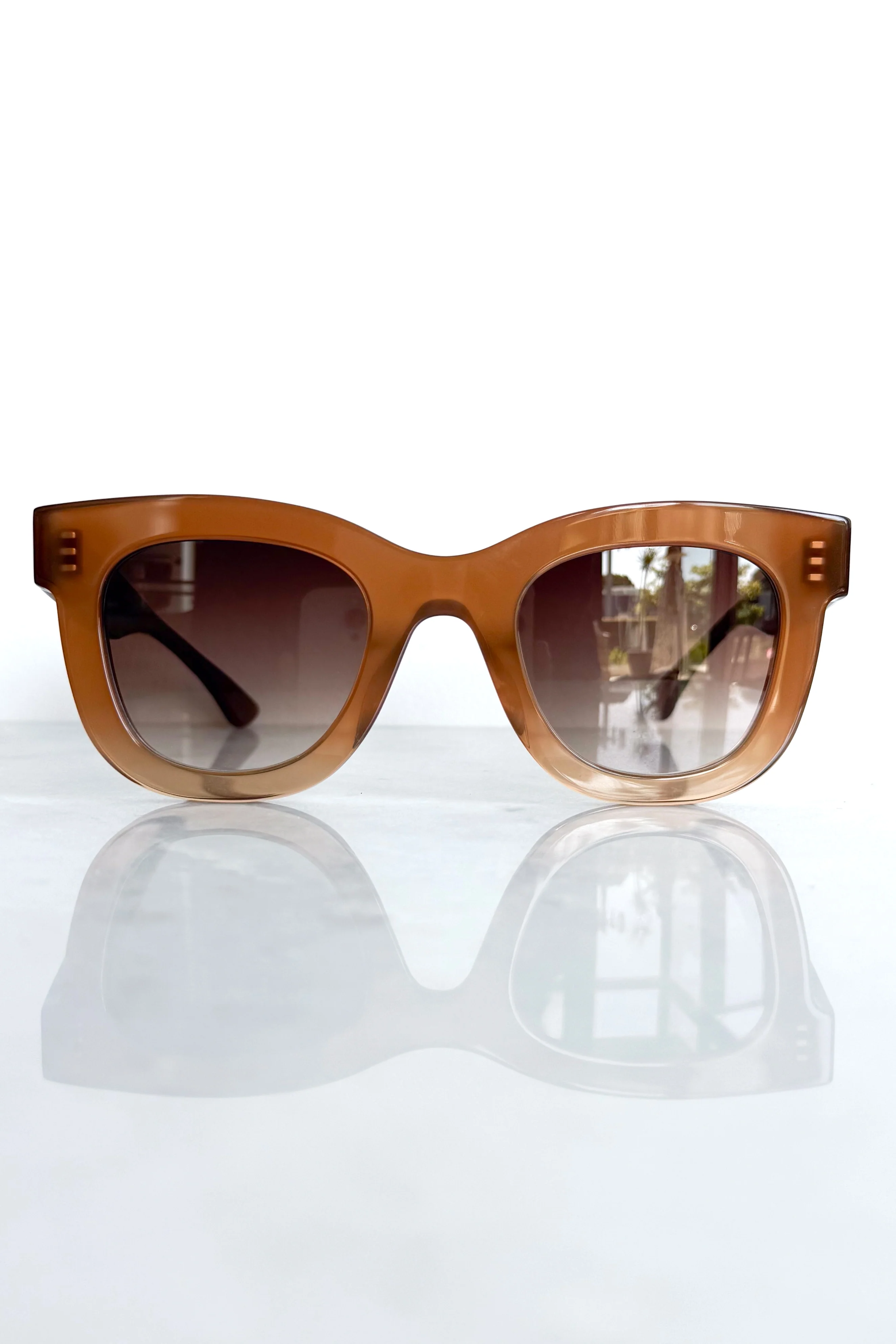 Gambly Golden Brown Sunglasses