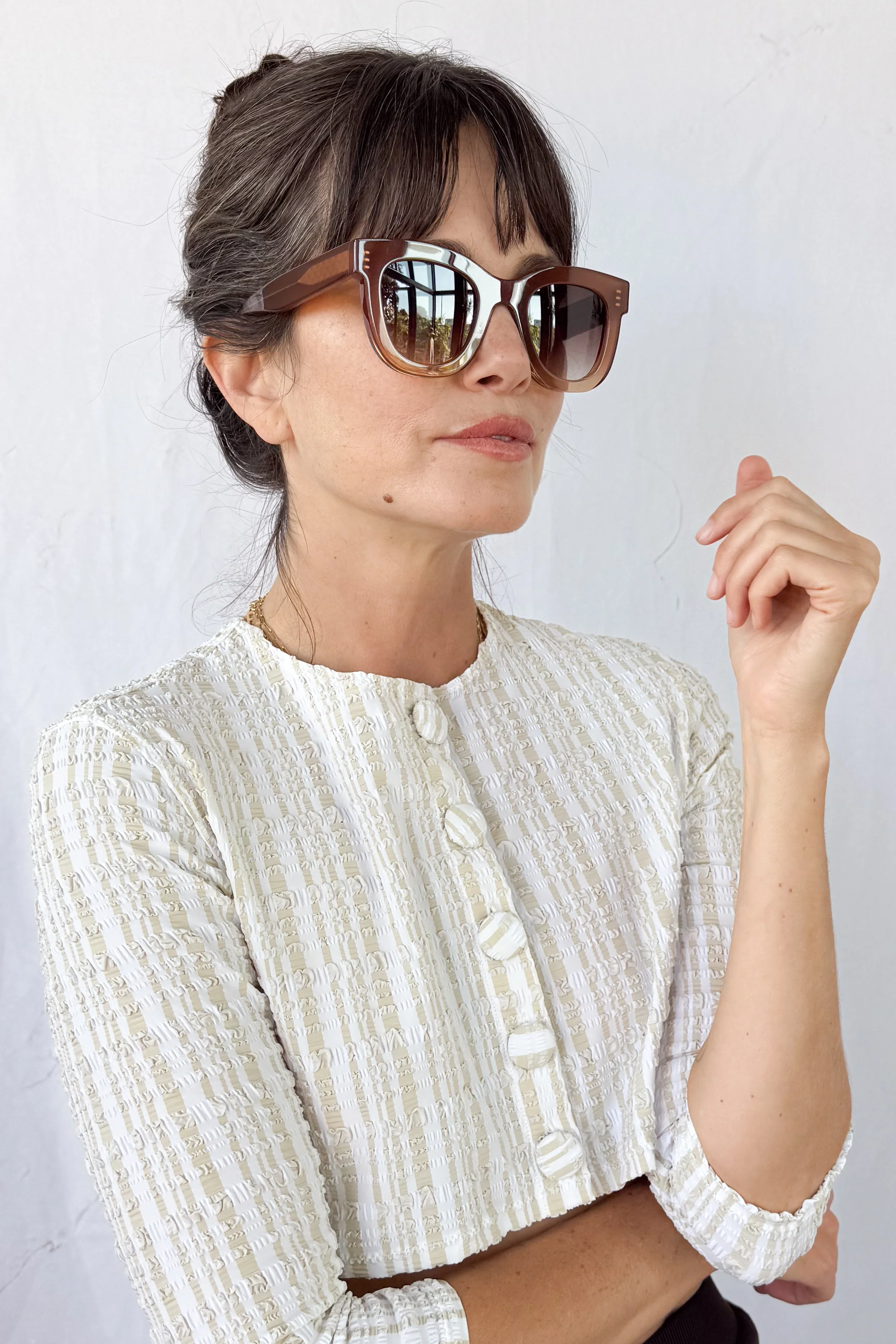 Gambly Golden Brown Sunglasses - Image 11