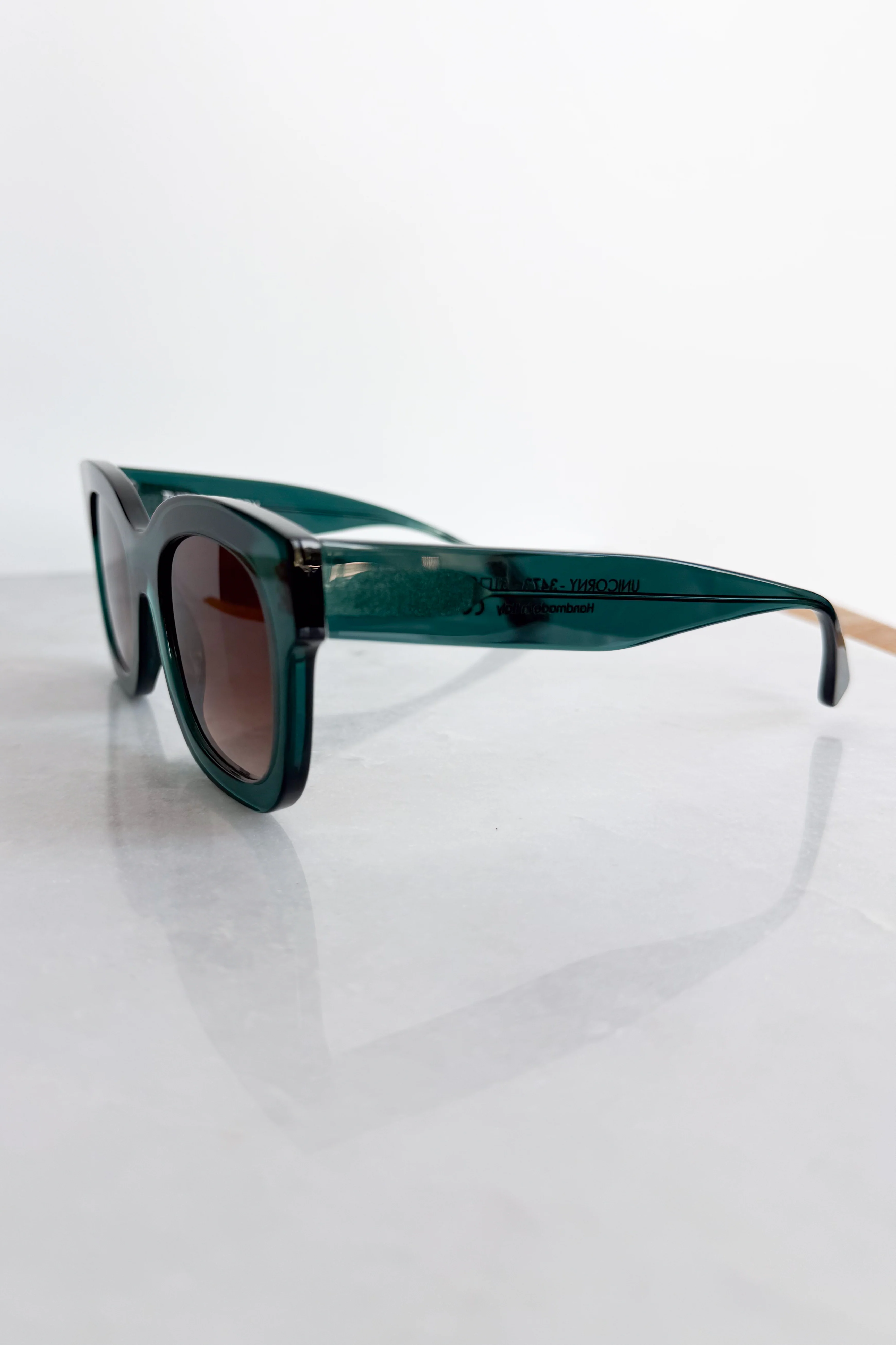 Unicorny Emerald Green Sunglasses - Image 13