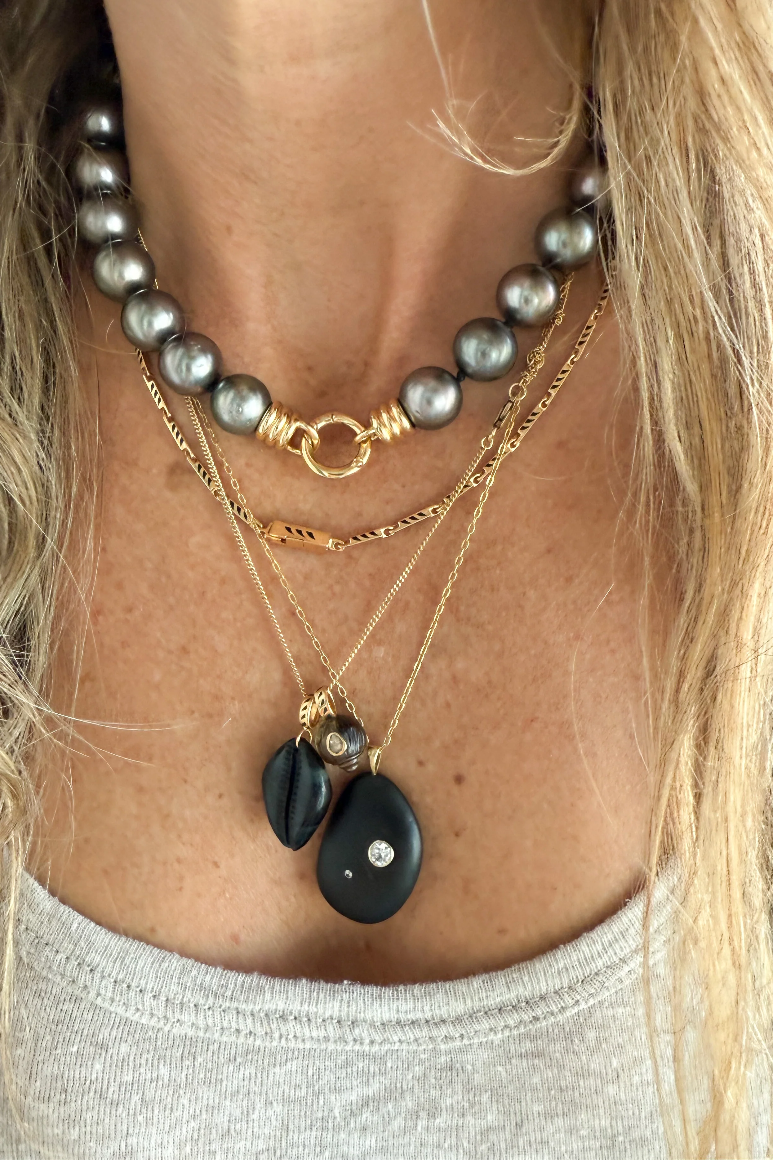 Tahitian Pearl Ancla Necklace - Image 3
